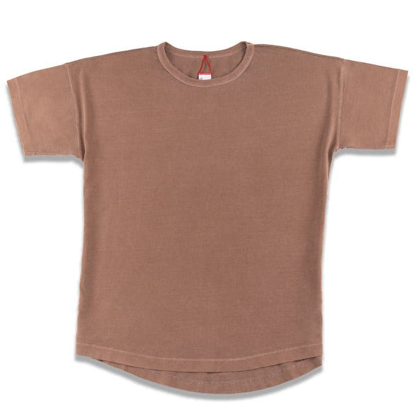 Light Brown Everyday Tee Shirt by Le Bon Shoppe at Golden Rule Gallery
