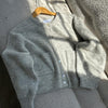 Alpaca Grey Sweater Cardigan at Golden Rule Gallery