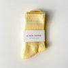 Yellow Le Bon Shoppe Boyfriend Socks
