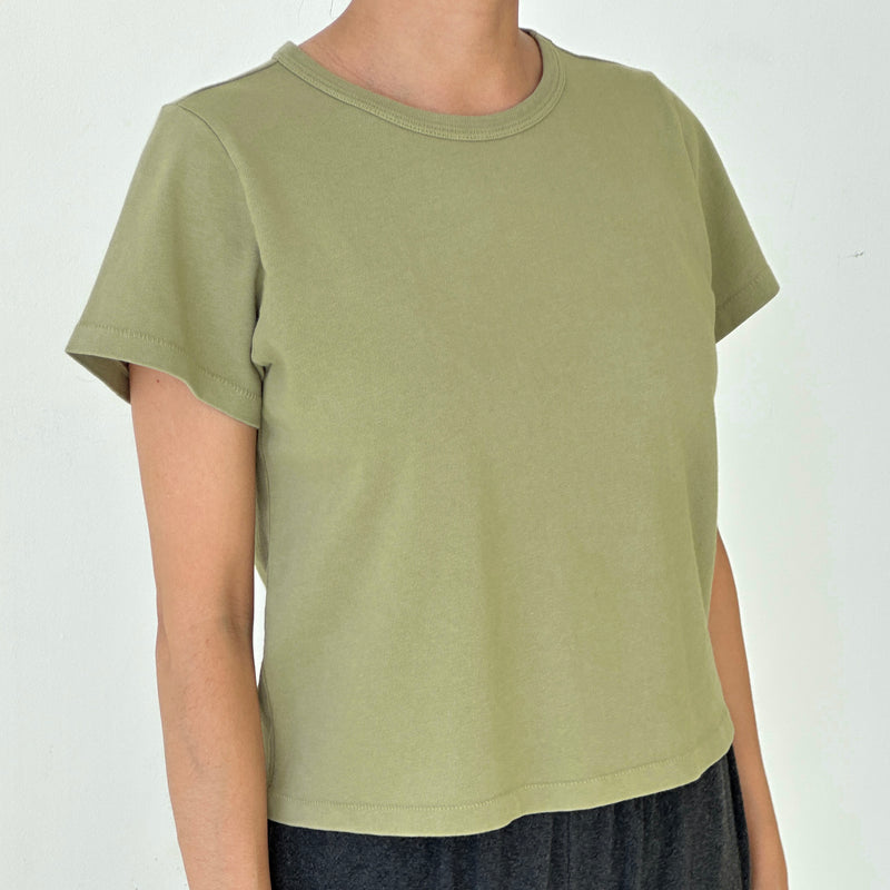 Mint Dust Green Little Boy Tee at Golden Rule Gallery