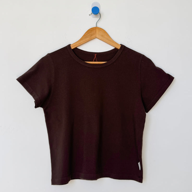 Little Boy Tee in Dark Cacao at Golden Rule Gallery in Excelsior, MN