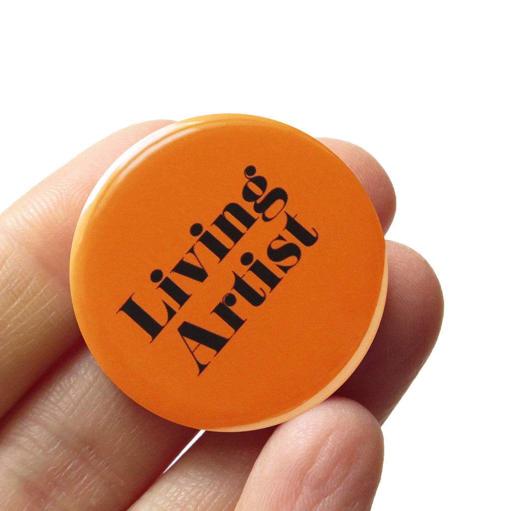 Living Artist Social Alert Buttons at Golden Rule Gallery in Minneapolis