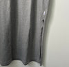 Cozy Grey Tee Shirt Dress with Side Slits 