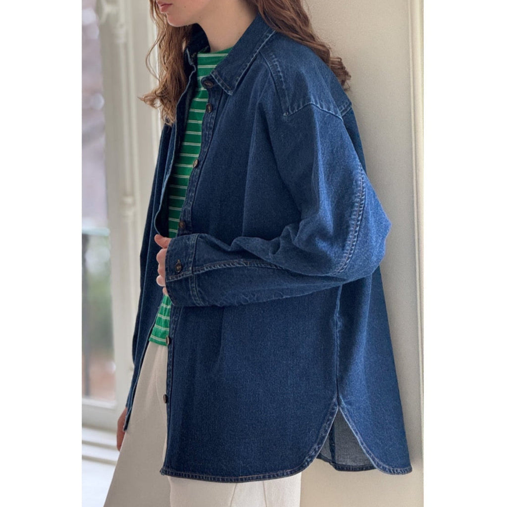 Long Sleeve Denim Blouse at Golden Rule Gallery