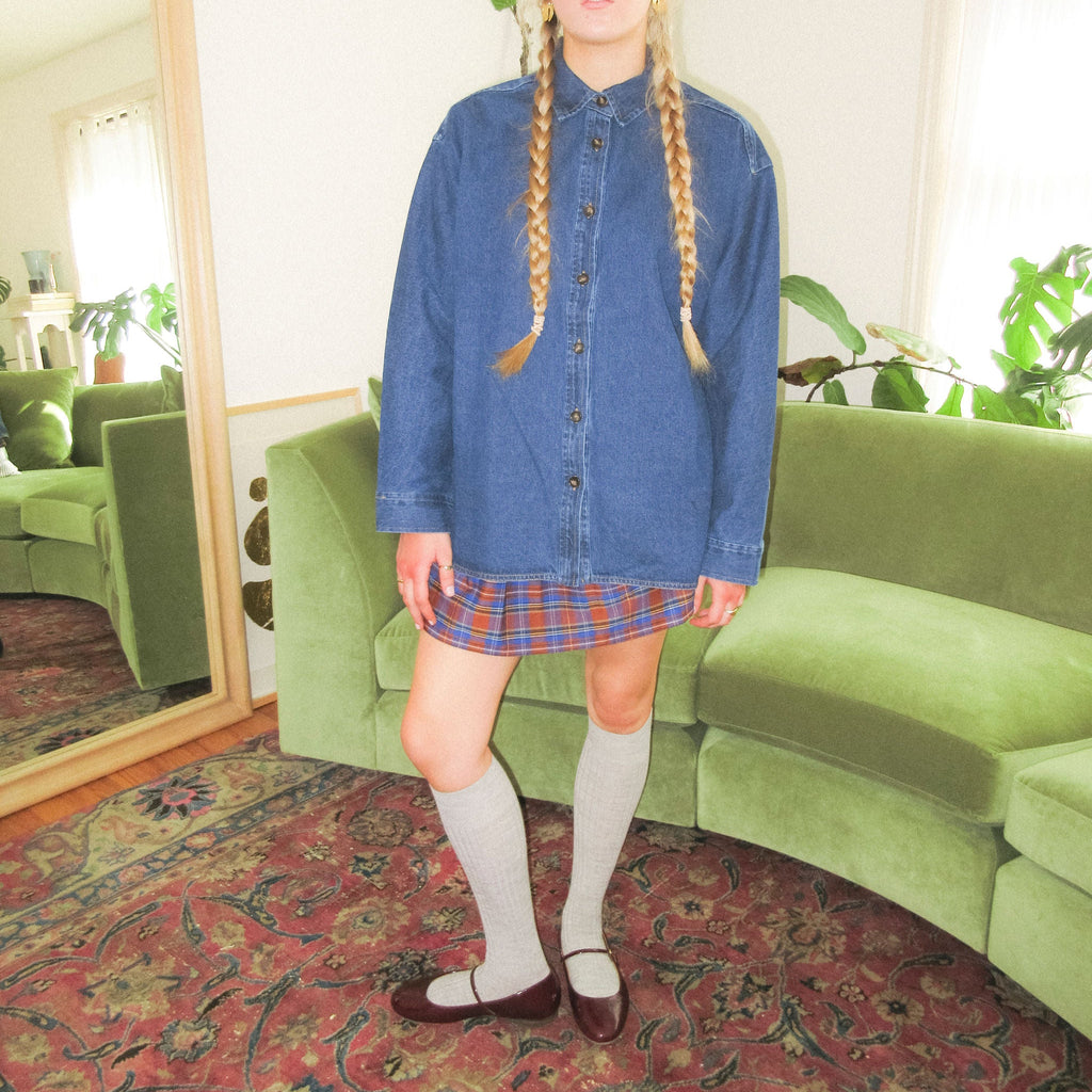 Long Sleeve Le Bon Shoppe Denim Top at Golden Rule Gallery 