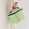 Lunch Tote by Baggu in Green Checker at Golden Rule Gallery