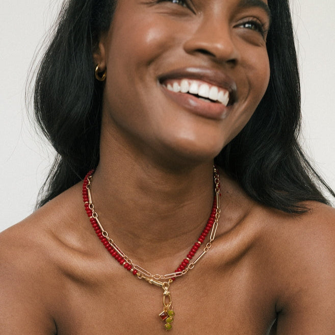 Gold Charm of Olives for Necklaces and Bracelets