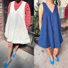 Mable Cotton Denim Dress by Le Bon Shopp