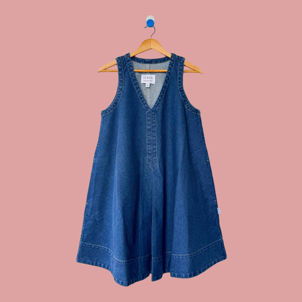 Le Bon Shoppe Mable Dark Denim Dress at Golden Rule Gallery