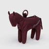 Mahogany Brown Baggu Horse Bag Charm at Golden Rule Gallery