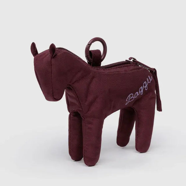 Mahogany Brown Baggu Horse Bag Charm at Golden Rule Gallery