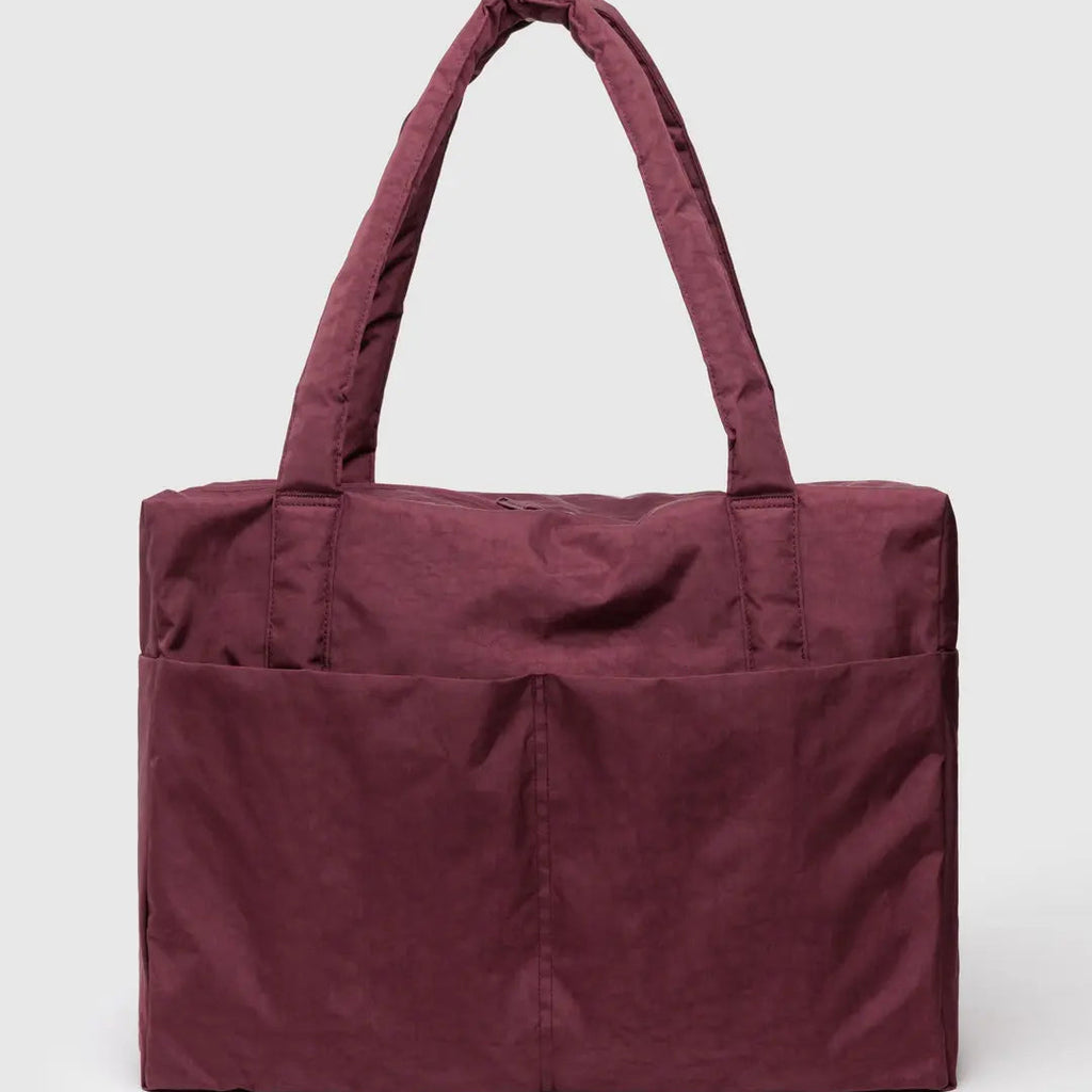 Mahogany Brown Large Cloud Carry On Baggu Bag at Golden Rule Gallery in Excelsior