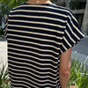 Le Bon Shoppe Manon Tee in White Stripe on Navy