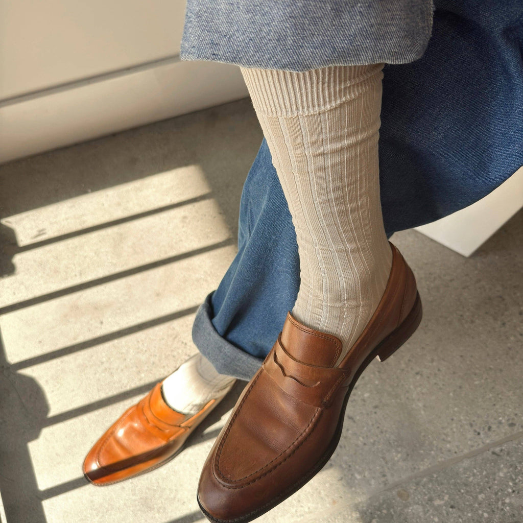 Men's Ribbed Tall Socks Golden Rule Gallery