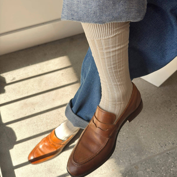 Men's Ribbed Tall Socks Golden Rule Gallery