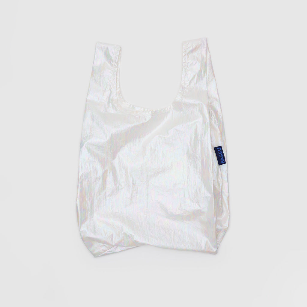 Metallic Pearl Baggu Baby Reusable Tote Bag at Golden Rule Gallery