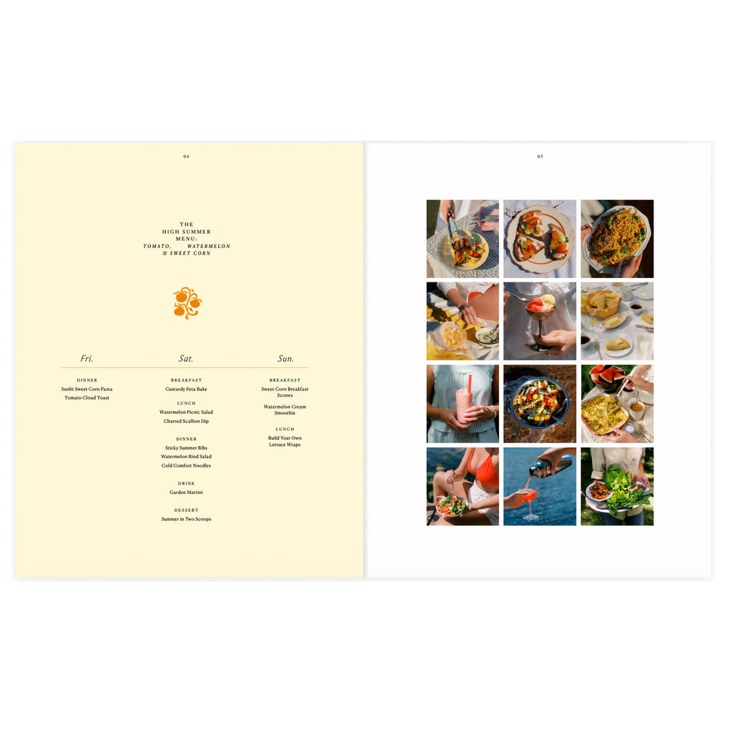 High Summer Seasonal Cookbook Guide by Local MN Designer Lisa Hackwith