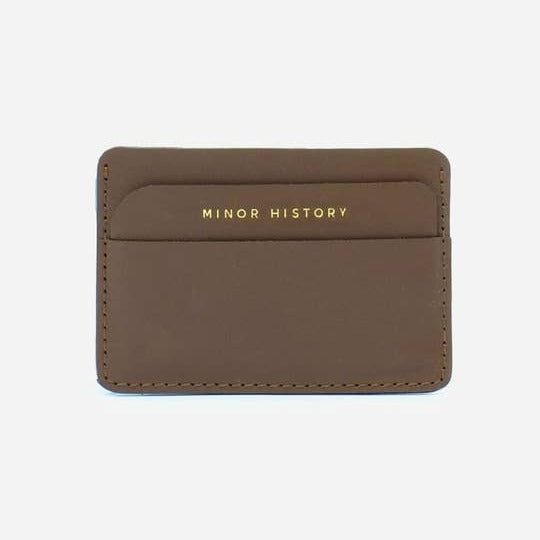 Vegetable Tanned Leather Metro Card Holder 2.625" W x 3.75"H at Golden Rule in Excelsior, MN