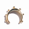 Solid Brass Organic Shape Ear Cuff Jewelry