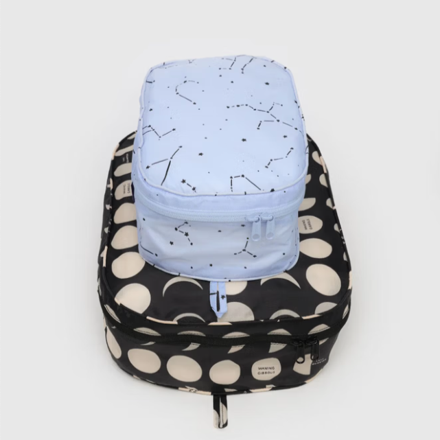 Moons and Constellations Baggu Packing Cube Set at Golden Rule Gallery