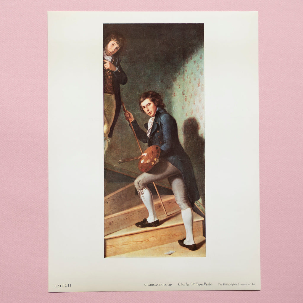 Vintage Late 50s Staircase Art Print