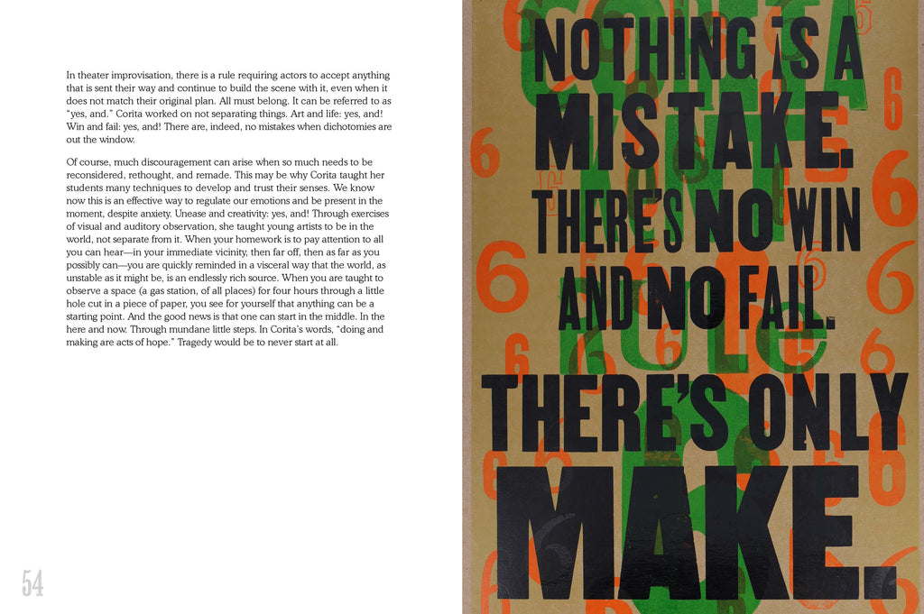 "New Rules Next Week" Preview Pages by Corita Art Center at Golden Rule Gallery in Excelsior outside Minneapolis