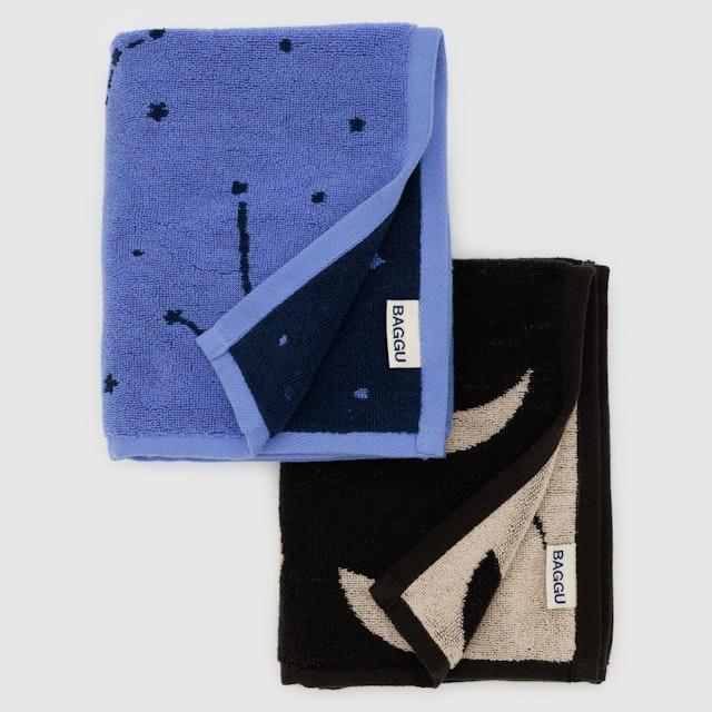 Night Sky Hand Towels By Baggu at Golden Rule Gallery