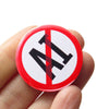 No Way AI Social Alert Buttons by Word for Word at Golden Rule Gallery