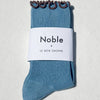 Noble + Le Bon Shoppe Socks in Blue and Brown