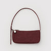 Nylon Baggu Pochette Shoulder Bag in Mahogany at Golden Rule Gallery