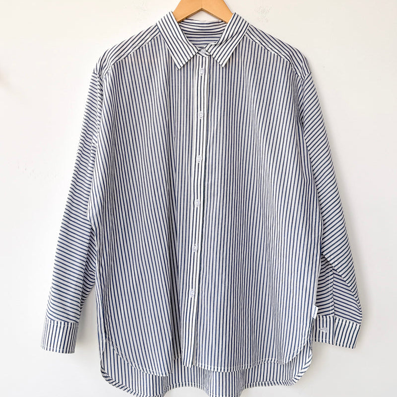 Striped Button Down Shirt on Hanger