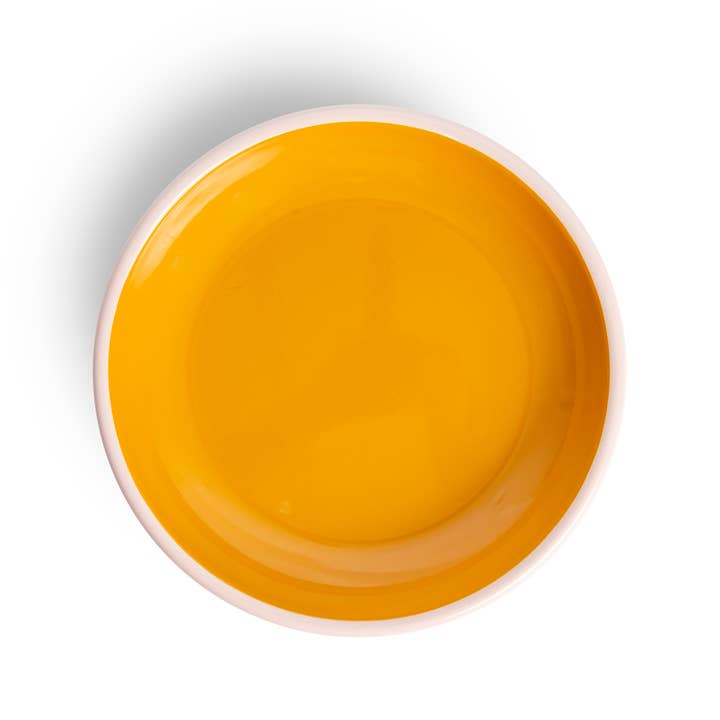 Crow Canyon x The Get Out Orange Colored Enamel Cereal Bowl