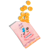 Bag of Pippi Longstocking Gummy Gold Coins Spilling Out of Bag