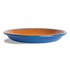 Crow Canyon x The Get Out Orange and Blue Colored Enamel Cereal Bowl