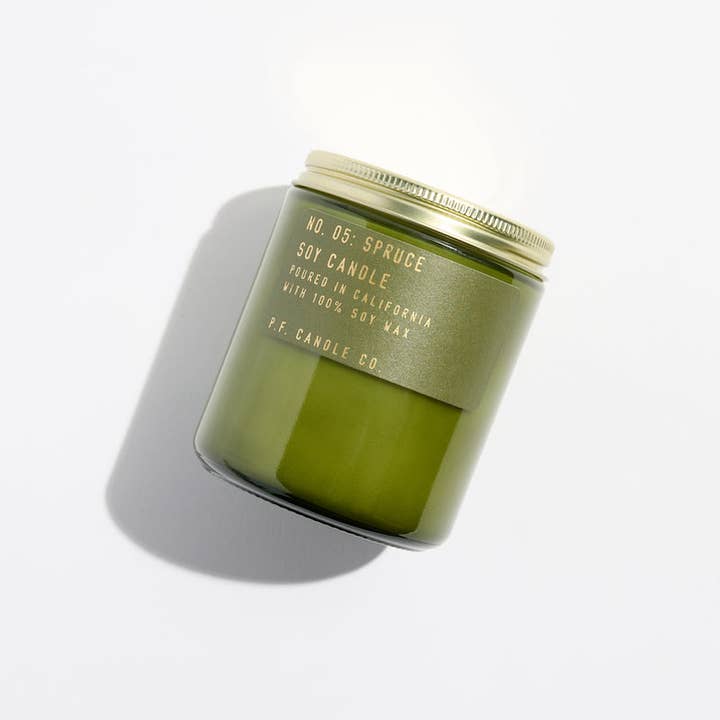 Green Spruce P.F. Candle at Golden Rule Gallery