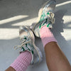 Pink Ballet Socks with Sneakers