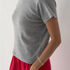 Little Boy Tee in Pointelle Grey by Le Bon Shoppe