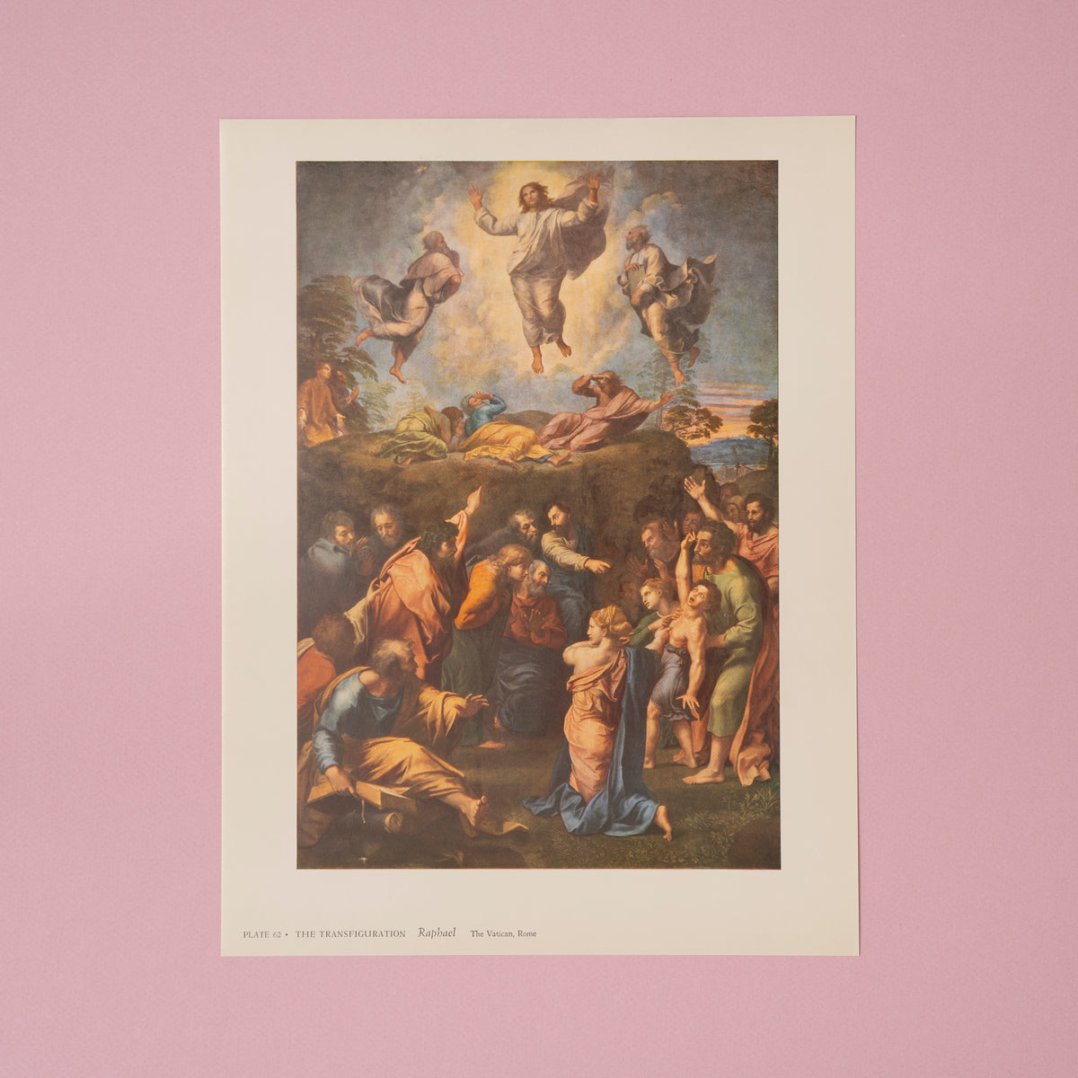 Vintage 1958 Raphael “The Transfiguration” Christian Iconography Art ...