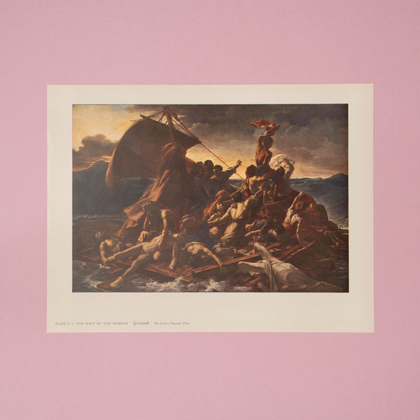 Vintage 1958 Géricault “The Raft of the Medusa” Art Print