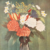 Close Up of Rousseau Flowers in Vase