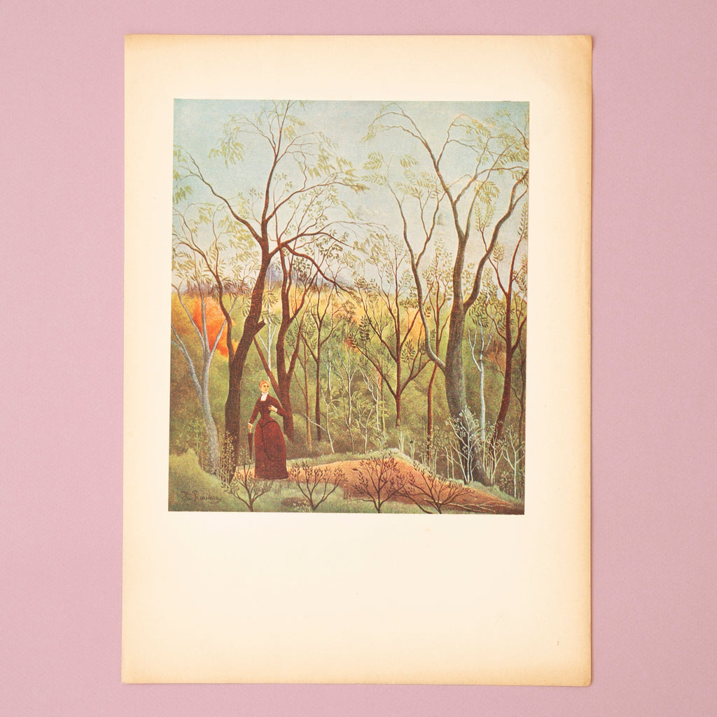 Vintage Anticipation Rousseau Art Print