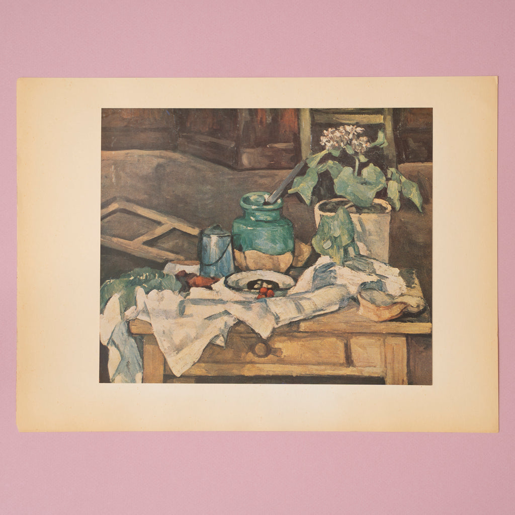 Vintage Cezanne 50s Lithograph 