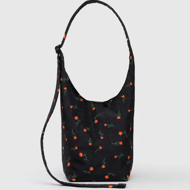 Painted Wildflower Sling Bag with Magnetic Closure By Baggu at Golden Rule Gallery
