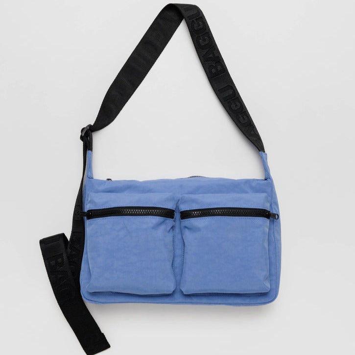 Pansy Blue Baggu Medium Cargo Crossbody at Golden Rule Gallery