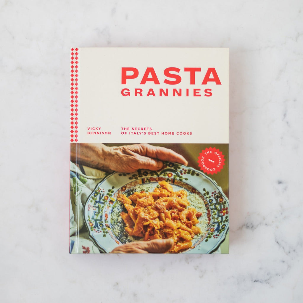 Pasta Grannies: Secrets of Italy's Best Home Cooks Book at Golden Rule Gallery in Excelsior