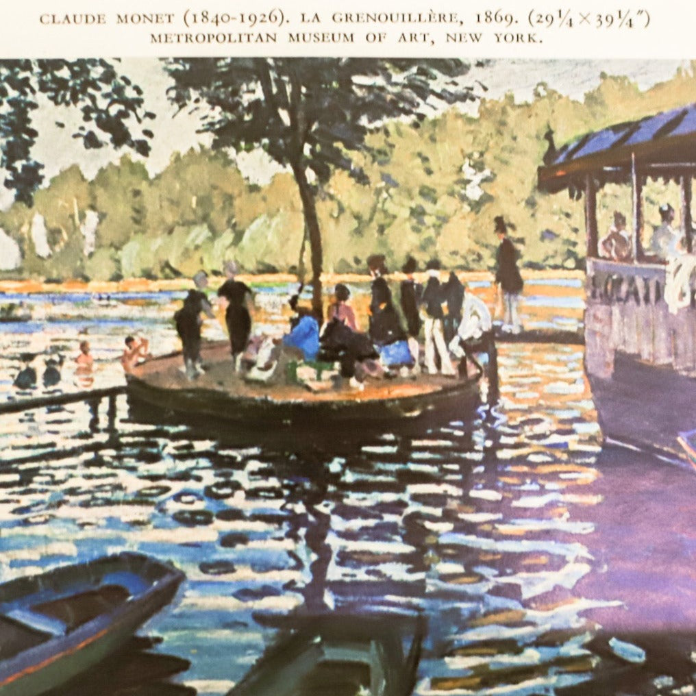 Claude Monet Mini Vintage Art Print