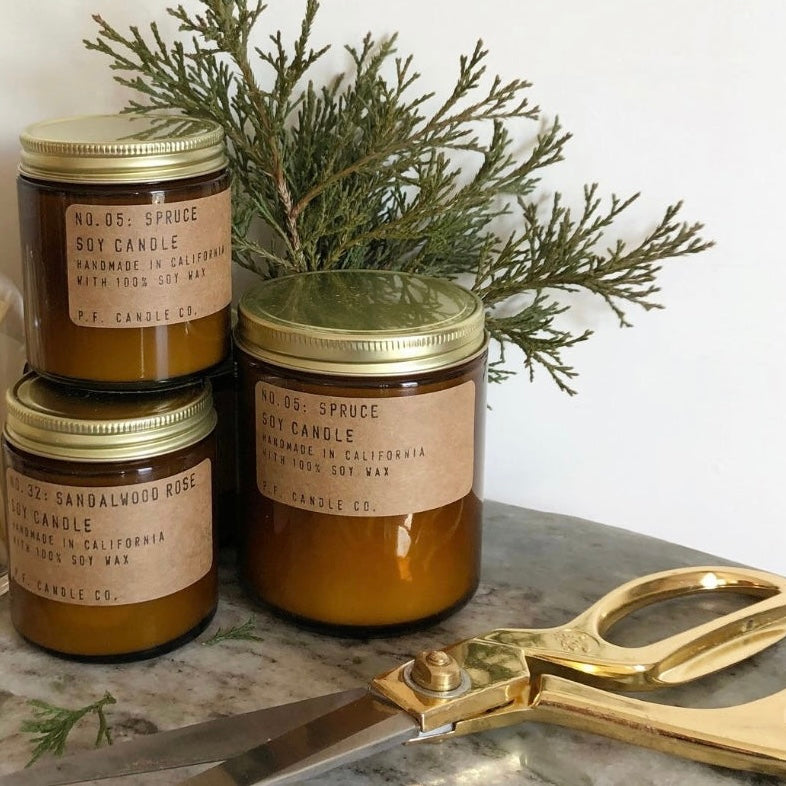 Pine Scented Spruce Scented Candle at Golden Rule Gallery