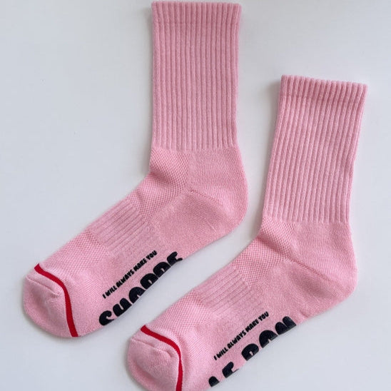 Pink Tube Socks at Golden Rule Gallery