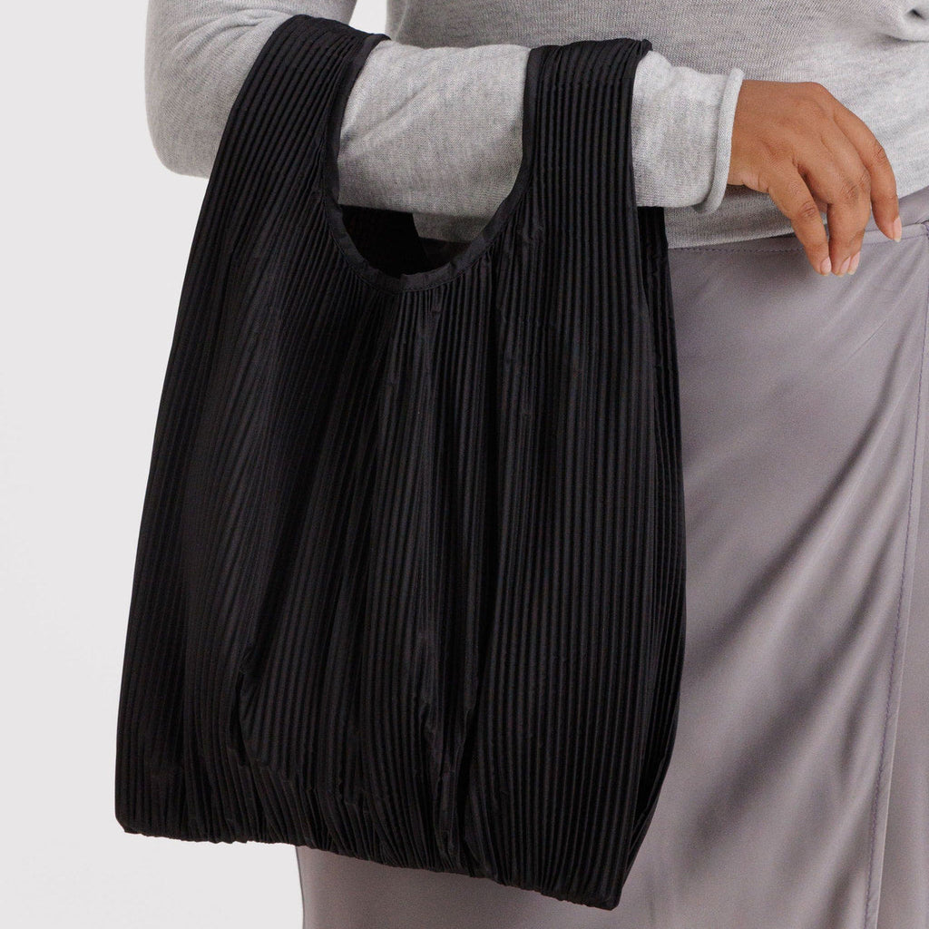 Black Pleated Baggu Bag at Golden Rule Gallery