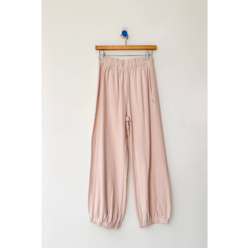 Pointelle Balloon Pants in Baby Pink at Golden Rule Gallery in Excelsior, MN